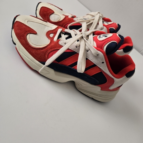 Adidas Yung 1 Goku Chalk White Red Collegiate Navy Sneakers - Picture 5 of 9